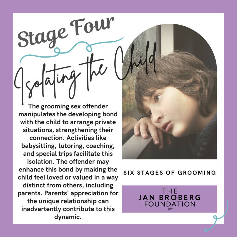 Stage 4 - Isolating the Child | The 6 Stages of Grooming - The Jan ...